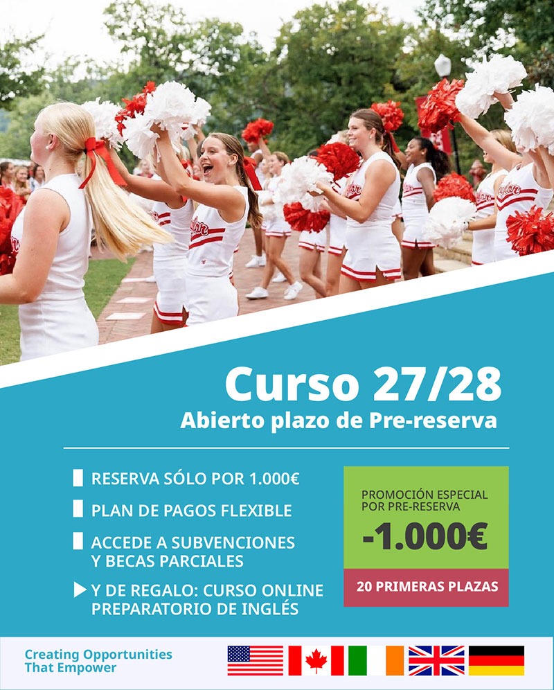 Abierto plazo de pre-reserva de plazas para el curso 27/28 en el extranjero